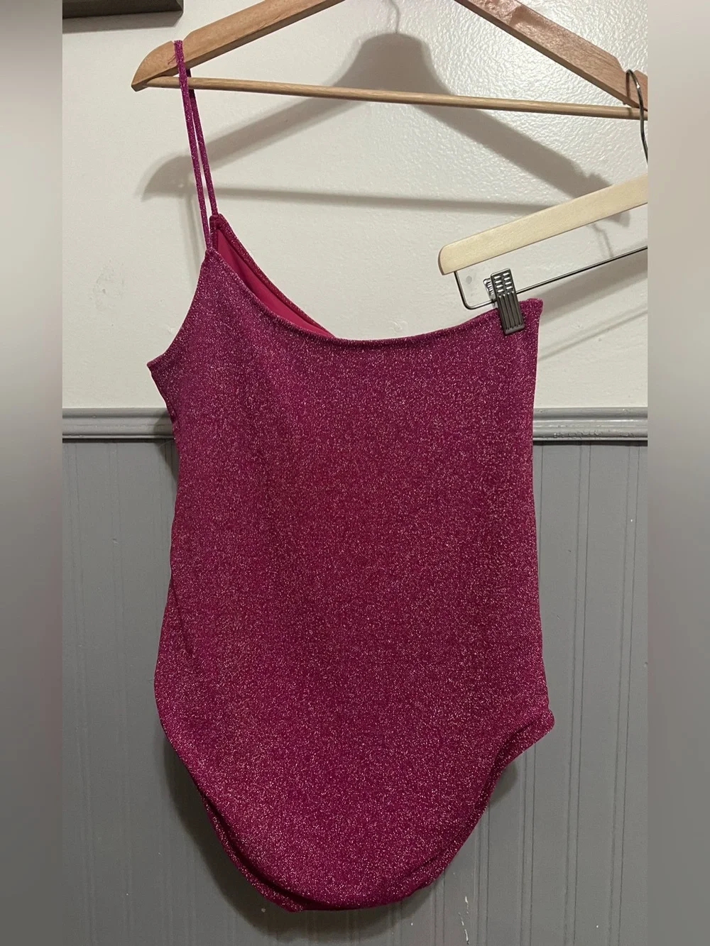 Good American Hawaiian Pink 90's One Piece Swimsuit / Large / Barbiecore / SWIM